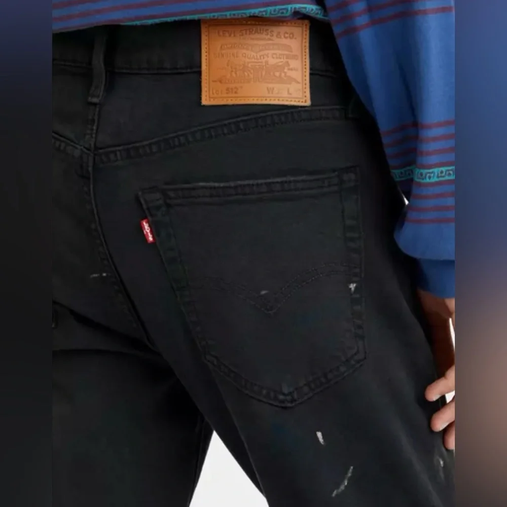 NWT Levi’s Men’s 512 Slim Taper Distressed Jeans